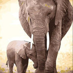 Load image into Gallery viewer, An Elephant Mother&#39;s Love | Jigsaw Puzzle Canada
