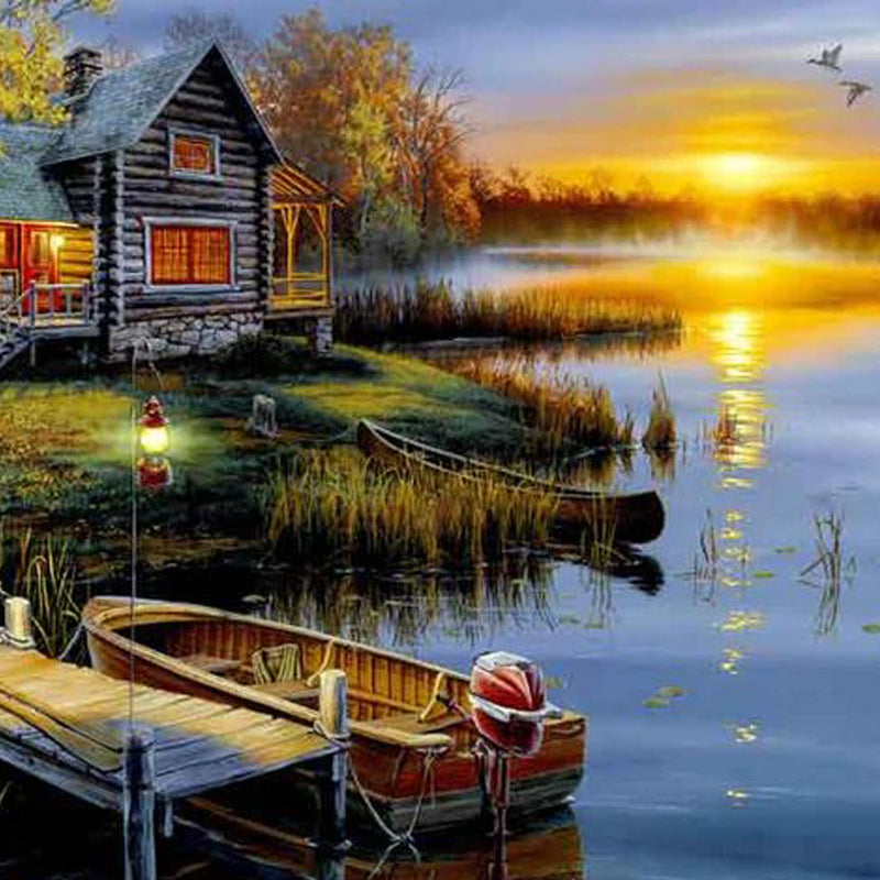 Autumn At the Lake Jigsaw Puzzle Canada