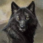 Load image into Gallery viewer, Black Wolf | Jigsaw Puzzle Canada
