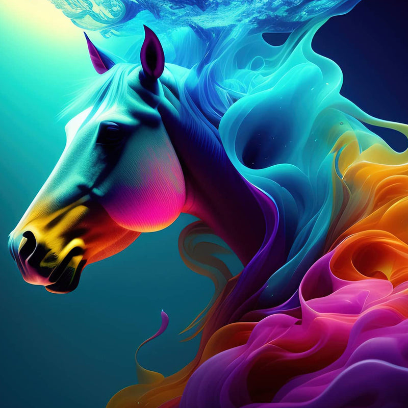 Colorful Horse | Jigsaw Puzzle Canada