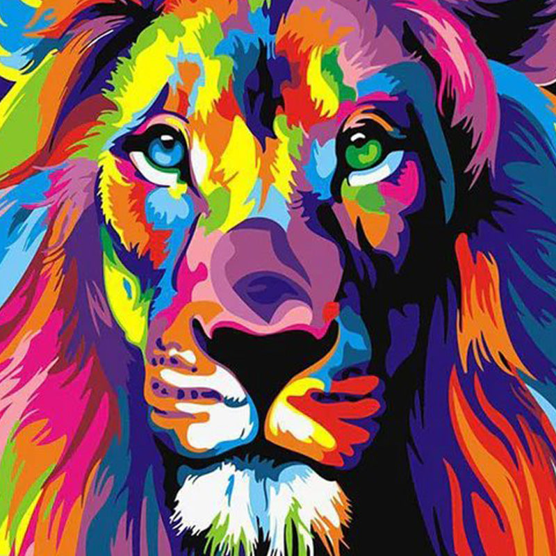 Colorful Lion | Jigsaw Puzzle Canada