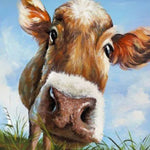 Load image into Gallery viewer, Cute Cow | Jigsaw Puzzle Canada 
