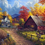 Load image into Gallery viewer, Farm House Jigsaw Puzzle Canada
