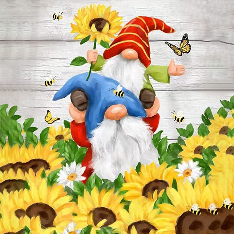 Gnomes With Sunflowers | Jigsaw Puzzle Canada