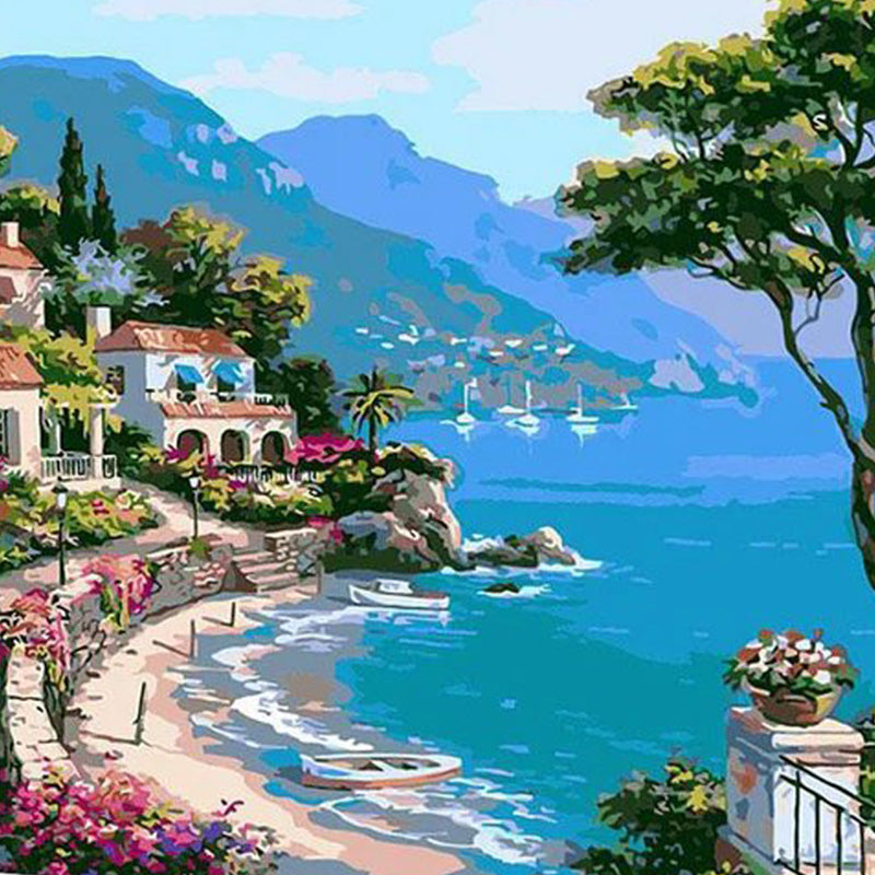 Mediterranean Seaside | Jigsaw Puzzle Canada