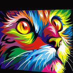 Load image into Gallery viewer, Multicolor Cat | Jigsaw Puzzle Canada 
