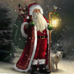 Load image into Gallery viewer, Santa In the Forest Jigsaw Puzzle Canada
