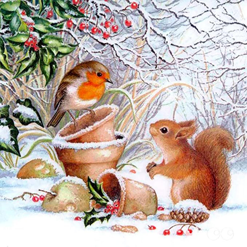 Squirel And Bird | Jigsaw Puzzle Canada