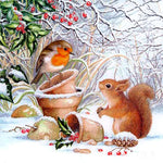 Load image into Gallery viewer, Squirel And Bird | Jigsaw Puzzle Canada
