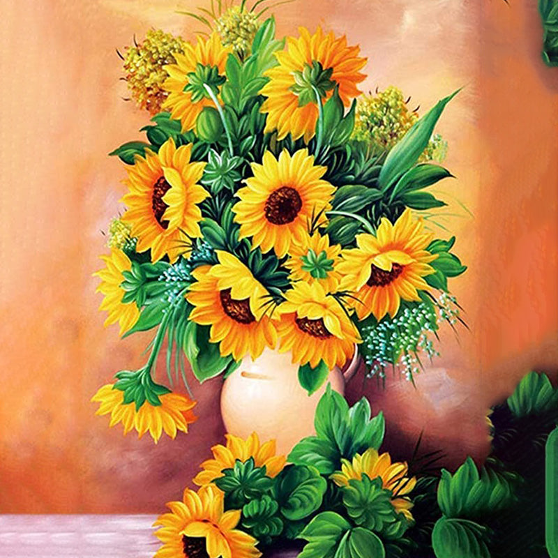 Sunflowers In A Vase | Jigsaw Puzzle Canada