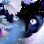 Load image into Gallery viewer, Violet Kitty Jigsaw Puzzle Canada
